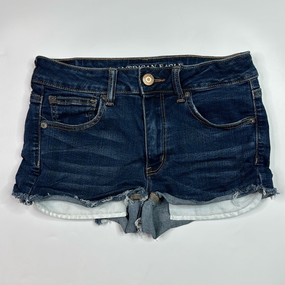 American Eagle Super Stretch Hi Rise Shortie Shorts Size 6